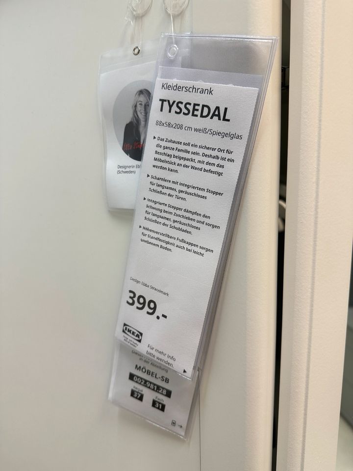 TYSSEDAL Ikea Spiegelschrank wie neu in Berlin