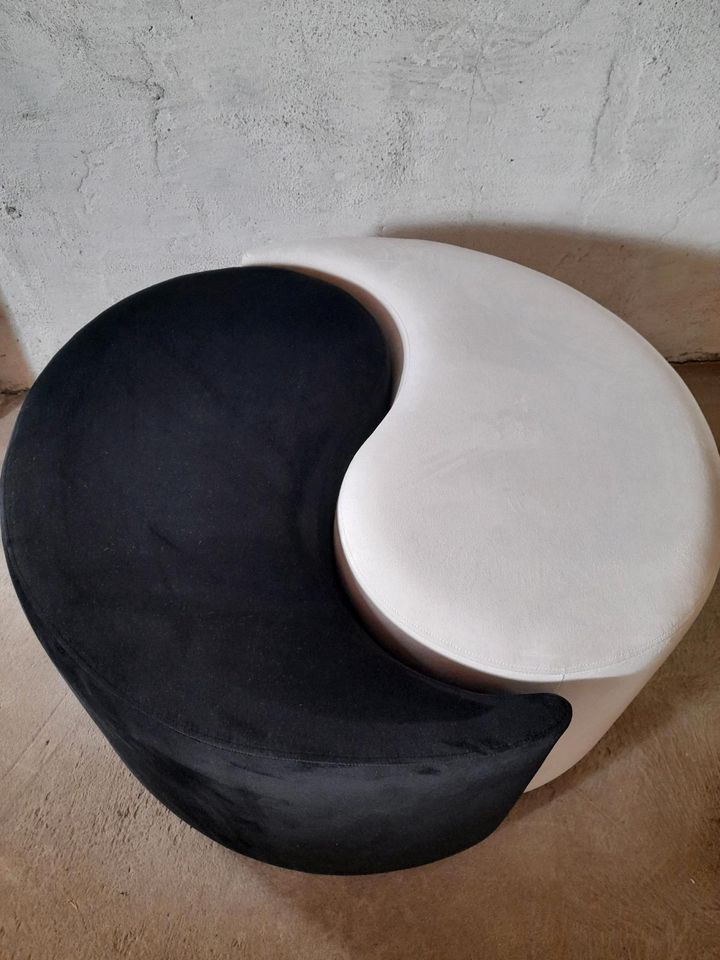 Polsterhocker Ying&Yang - 2teilig - Guido Maria Kretschmer in Röbel