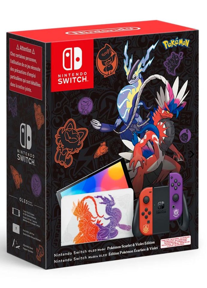 Nintendo Switch – OLED-Modell – Pokémon Karmesin & Purpur-Edition in Lübeck