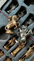 Griechische Schachfiguren Zinn Metall Silber Gold Mitte - Tiergarten Vorschau