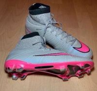 Nike Schuhe Mercurial superfly 4FG Fußballschuhe Grau-Rosa Berlin - Charlottenburg Vorschau