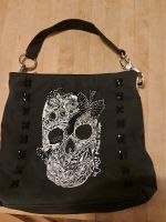 Handtasche Totenkopf Denim Bayern - Malgersdorf Vorschau