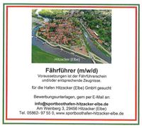 Fährführer (m/w/d) Niedersachsen - Hitzacker Vorschau