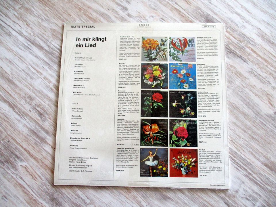 LP Vinyl IN MIR KLINGT EIN LIED Wiener Promenaden Orchester Hagen in Engelskirchen