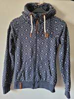 Naketano Kapuzenjacke, Blau mit Ankermuster, Gr S, Hoodie, Jacke Kreis Pinneberg - Wedel Vorschau