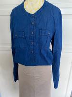 Gap Jeans Denim  Bluse Blau  Gr.M/  38 Hessen - Taunusstein Vorschau