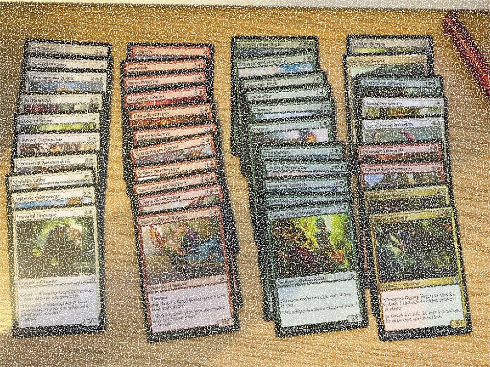 Magic Dinosaurier-Deck grün-rot-weiß * Dinosaurs * MTG * in Winterburg