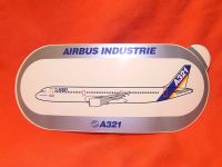 AIRBUS INDUSTRIE A321 Aufkleber Sticker Schriftzug Reklame Niedersachsen - Hanstedt Vorschau