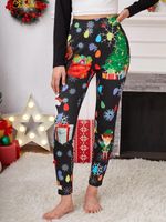 Neu, Damen-Leggings m. Weihnachtsmotiv, bunt/schwarz, Gr. XS/34 Rheinland-Pfalz - Mainz Vorschau