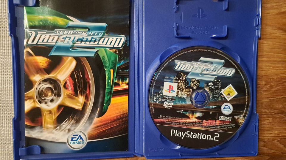 Need For Speed: Underground 2 PS2 PlayStation 2 Spiel + Anleitung in Werrabronn