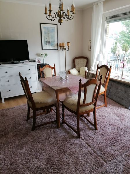 Ostsee Ferienwohnung Travemünde, Balkon mit Blick zum Wasser in Lübeck