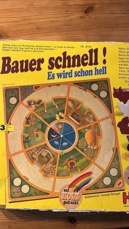 Haba Spiel Bauer schnell es wird schon hell in Hodenhagen