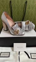 Gucci Marmont Pumps Leder Silber – Größe 36 – Top Zustand München - Bogenhausen Vorschau