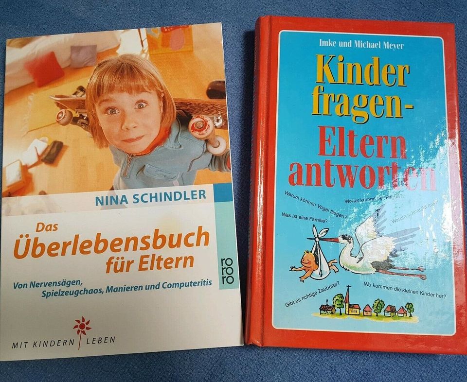 Überlebensbuch für Eltern Schindler + Kinderfragen Meyer in Bad Segeberg
