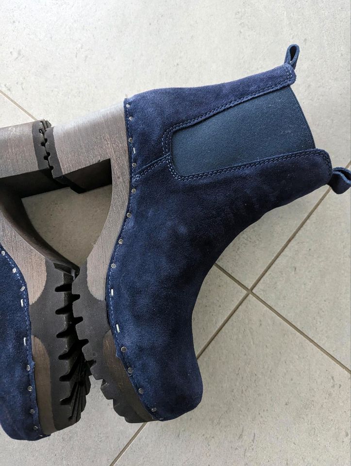 Softclox. Tolle, sehr bequeme Stiefeletten. Boots. Blau. 39. Neu in Elkenroth