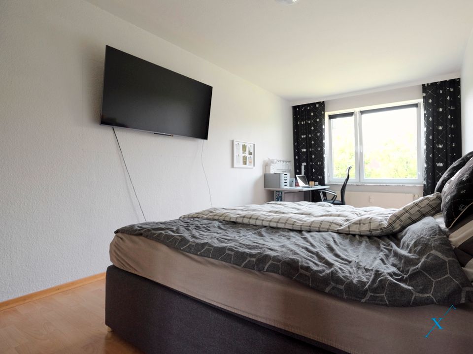 Sonnige 2 Zimmer Wohnung mit Balkon und Stellplatz in Engelsby in Flensburg