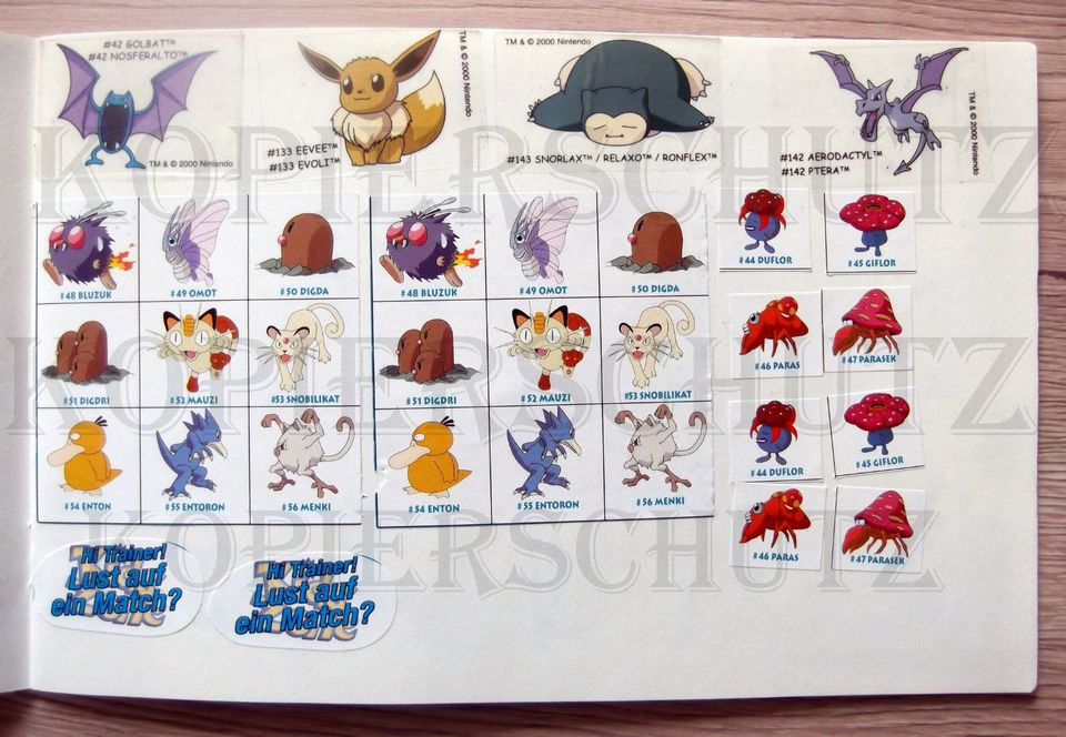 Vintage Pokémon Sticker Album Gotta catch 'em all! 1999 Nintendo in Augsburg