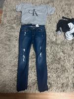 Hollister Jeans mir t Shirt Baden-Württemberg - Pfullingen Vorschau