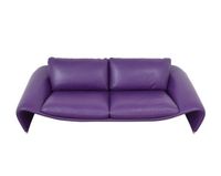 Chateau d Ax Designer Ledersofa Couch Seagull Lila Berlin - Steglitz Vorschau