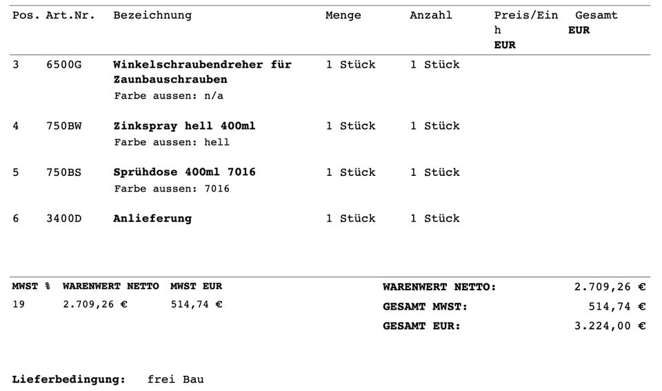 ***ANGEBOT NUR BIS 30.04.2024*** NEU 125m Doppelstabmattenzaun in 1,8m Höhe, anthrazit, inkl. kostenfreier Lieferung in Berlin