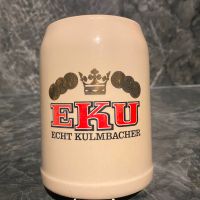 Krug EKU  Bierkrug Kulmbach Brauerei Bräu 0,5L Keramik rot gold Bayern - Bamberg Vorschau