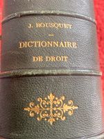 Nouveau Dictionnaire de Droit 1847 Wörterbuch d Rechts, Bousquet Niedersachsen - Sulingen Vorschau