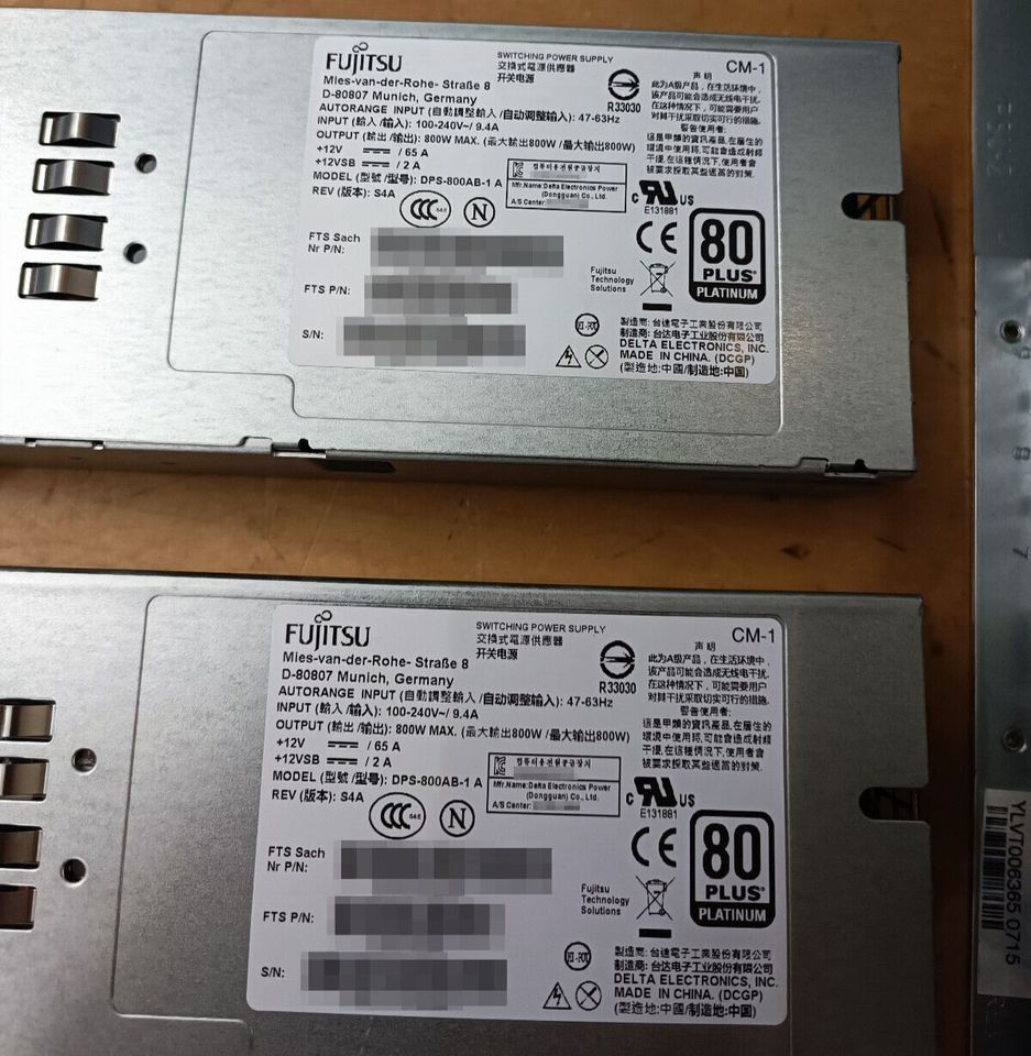 Fujitsu Primergy RX2540 M1 Server 2x E5-2630 v3, 32 GB, 2x 10GBas in Frankfurt am Main