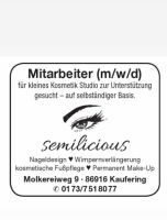 Mitarbeiter für Kosmetikstudio auf Selbständiger Basis Bayern - Kaufering Vorschau