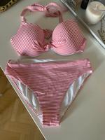 Bikini rot weiß gestreift Neckholder 75 A 75 B 36 S 34 XS Baden-Württemberg - Heidelberg Vorschau
