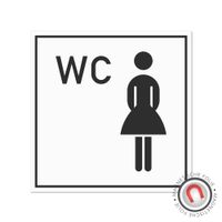 Toilettenschild WC Damen Magnetschild Türschild Aufkleber Schild Nordrhein-Westfalen - Castrop-Rauxel Vorschau