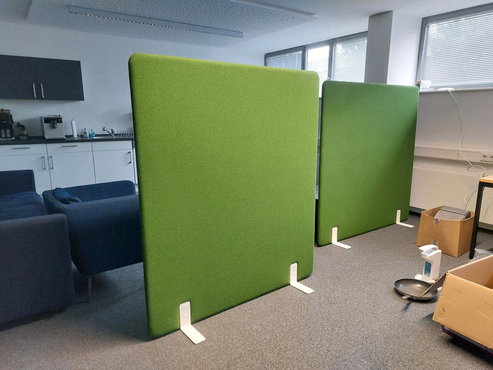 2 x Akustik-Trennwand Stellwand Raumteiler Büro in Saarbrücken