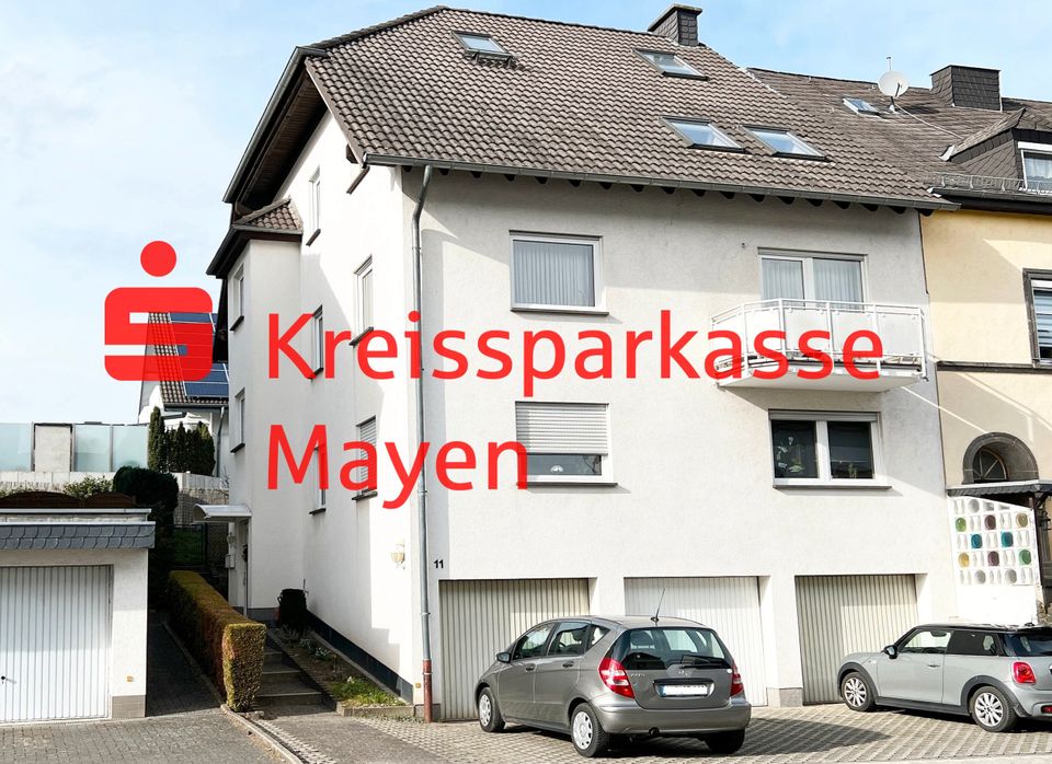 Attraktive 3 ZKB-Wohnung m. 2 Balkonen u. Garage in zentraler Wohnlage in Mayen