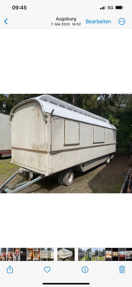 Oberlicht Wohnwagen Tinehaus Oldtimer in Augsburg