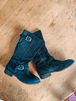 LandsEnd Stiefel schwarz Leder Gr. 38 Nordrhein-Westfalen - Jülich Vorschau