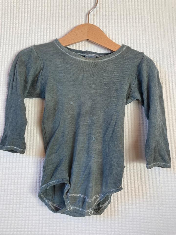 Wolle wolle-Seide Body Strampler Baby cosilana Mädchen junge in Schlangen