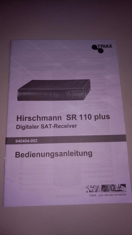 Triax-Hirschmann Digitaler SAT Receiver in Gleichen