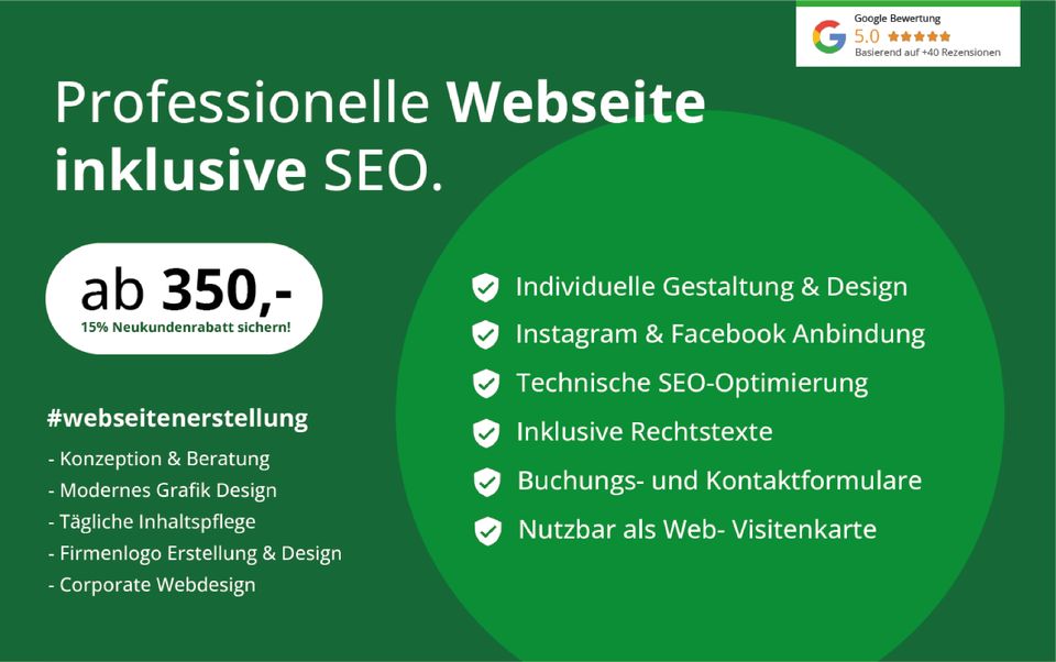 individuelle Website  - Webseite - Webdesign - Homepage - ab 350€ in Berlin
