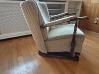 Wohnzimmer Sessel, hellgrün Samt, 50iger Jahre vintage Kr. München - Straßlach-Dingharting Vorschau