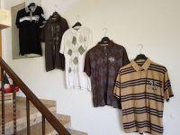 Herr. Polo Shirts,5er Pack, schwarz,weiß,beige,2x braun,4x L,1x M Hessen - Felsberg Vorschau