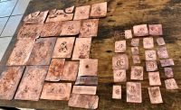 Konvolut Sammlung antiker Schablonen Kupfer antik Vintage Hessen - Eichenzell Vorschau