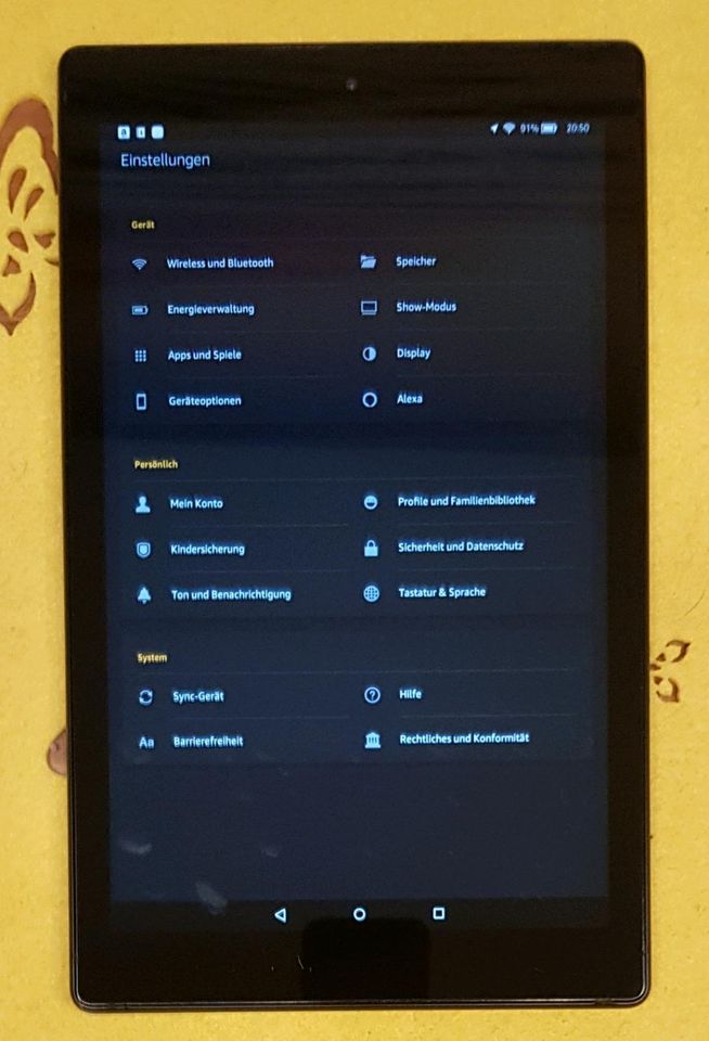 Amazon Fire Tablet HD 10 (7.Gen) in Werdau