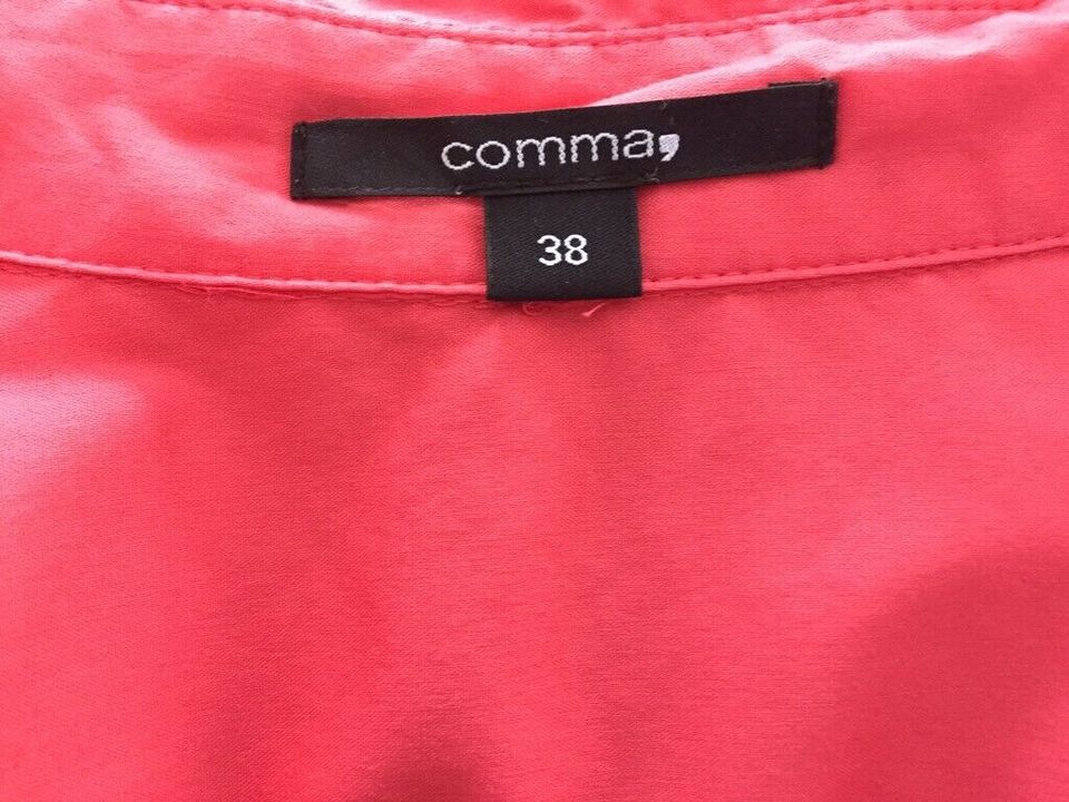 Comma, Damen Bluse/Kurzarmbluse rot/pink Gr. 38 in Magdeburg