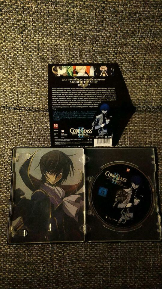 Code Geass Transgression Anime Blu-Ray Film Steelbook in Schönwalde (Vorpommern)