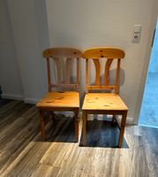 2x Holzstuhl Holz Stuhl Stühle Küche Küchenstuhl Kiefer Dithmarschen - Tellingstedt Vorschau