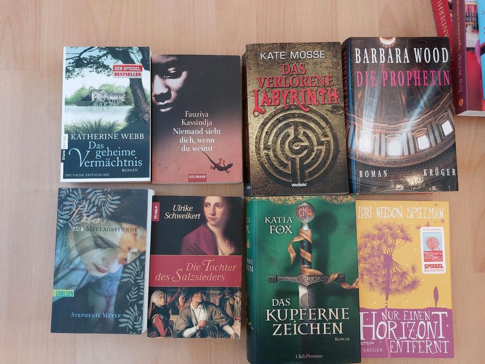 Über 75 Bücher v.a. Romane, ... für Flohmarkt o.ä. Kiste für 3€ in Nürnberg (Mittelfr)