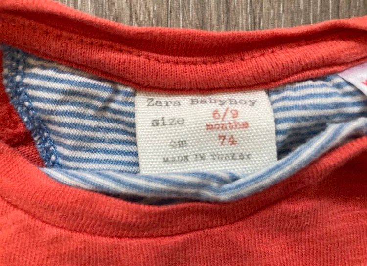 T-Shirt, Zara, Gr. 74 in Herborn