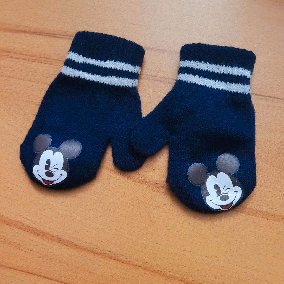 H&M Disney Micky Maus Handschuhe Fäustlinge in Großobringen