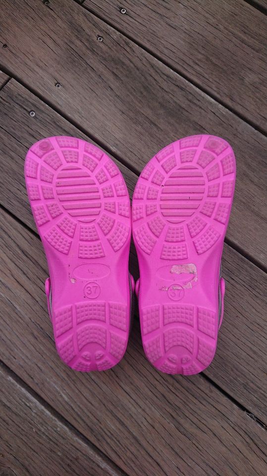 Clogs Gr. 37, gefüttert, pink - sehr guter Zustand in Bonn