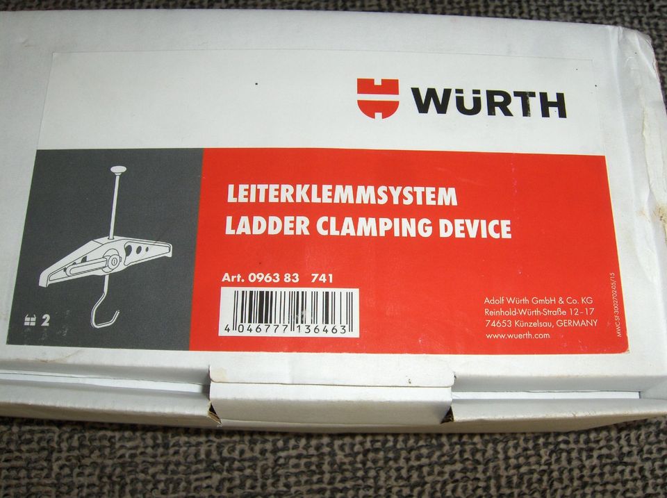 WÜRTH LEITERKLEMMSYSTEM RAS21C neu in Westhausen