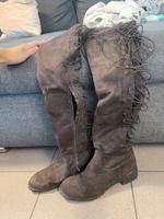 Hohe Winter stiefel Anthrazit Hessen - Bischofsheim Vorschau